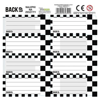 Naklejka na zeszyt Backup 7 Derform (NNZB7A94)