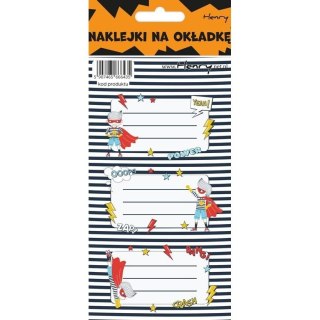 Naklejka na zeszyt Superbohater Henry (5907465666435)
