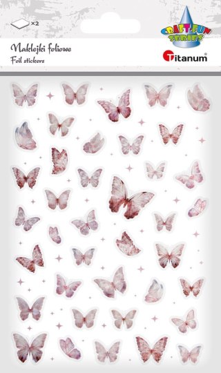 Naklejka (nalepka) Craft-Fun Series Naklejki laserowe motyle Titanum (24XQ0501-8 D)