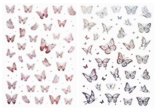 Naklejka (nalepka) Craft-Fun Series Naklejki laserowe motyle Titanum (24XQ0501-8 D)