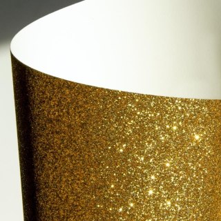 Papier ozdobny (wizytówkowy) A4 brokatowy zielony Galeria Papieru (208118)