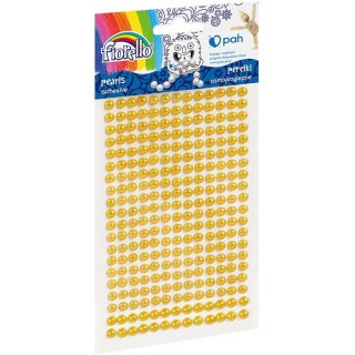 Perełki Żółta fluorescencyjna Fiorello (GR-PS162-5)