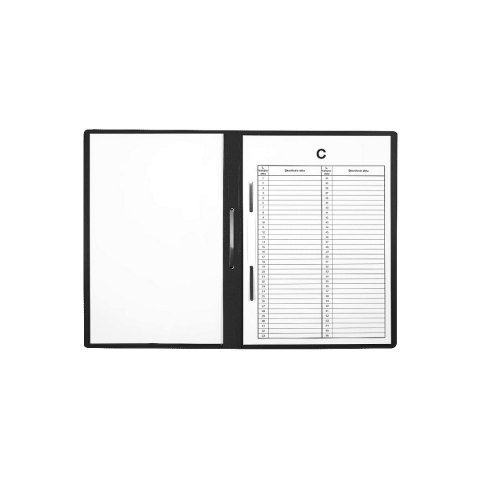 Skoroszyt A4 czarny PVC PCW Biurfol (st-23)