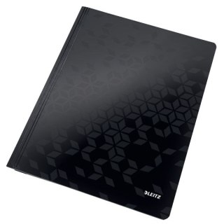 Skoroszyt A4 WOW czarny karton Leitz (30010095)