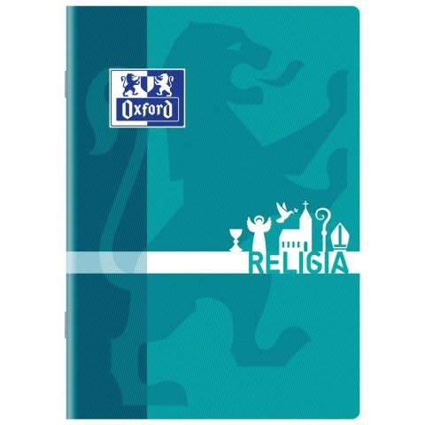 Zeszyt A5 religia 64k. 90g krata Oxford (400150842)