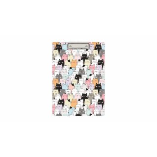 Deska z klipem (podkład do pisania) A4+ Koty mix Biurfol (KHN-01-28)