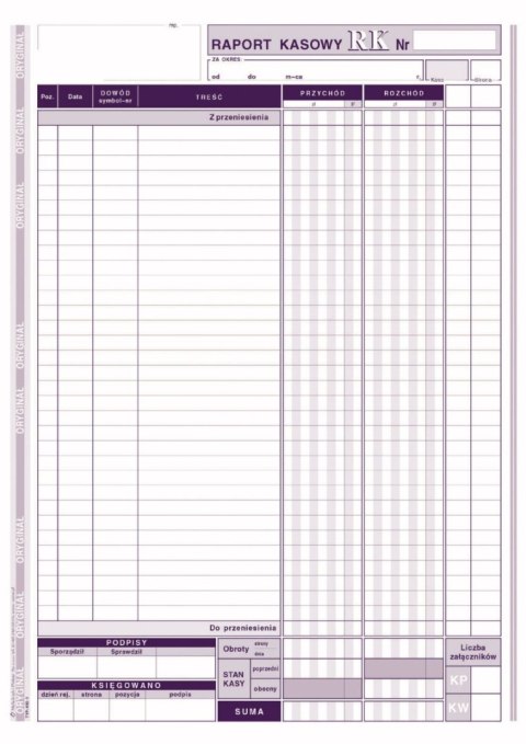 Druk samokopiujący A4 S o/1k 80k. Michalczyk i Prokop (410-1)