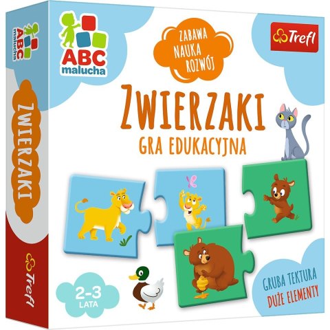 Gra edukacyjna ABC Malucha Zwierzaki Trefl (01940)