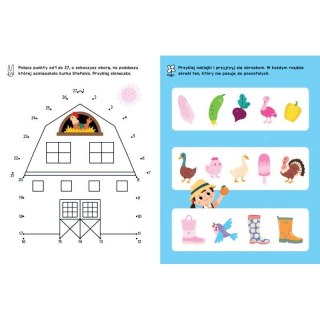 Książka dla dzieci Zadania do wyklejania. Na wsi. Aksjomat