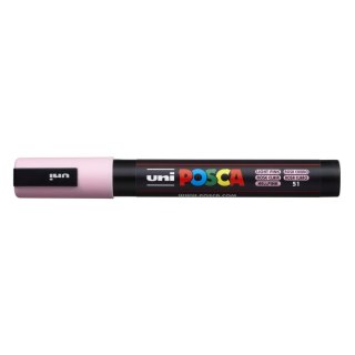 Marker specjalistyczny Posca wkład różowy jasny 1,8-2,5mm okrągła końcówka Uni (PC-5M)
