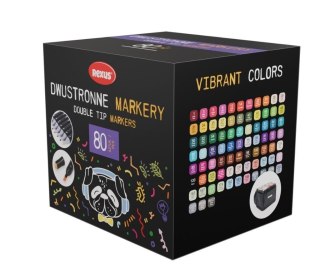 Marker specjalistyczny dwustronne okrągła końcówka Rexus (6554)