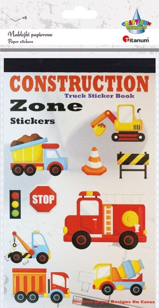 Naklejka (nalepka) Craft-Fun Series pojazdy użytkowe, znaki drogowe Titanum (TAM014)