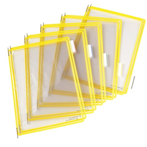 Panele prezentacyjne Tarifold A4 10 szt. żółte (114004TR)