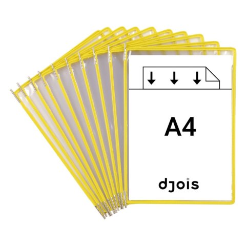 Panele prezentacyjne Tarifold A4 10 szt. żółte (114004TR)