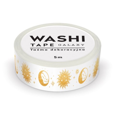 Taśma ozdobna taśma samoprzylepna GALAXY 5M 15x5 [mm x m] mix Interdruk (5902277325907)