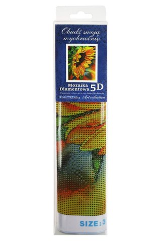 Zestaw kreatywny Diamentowa mozaika 30x40cm Kwiat słonecznika Flamingo Line (TMW27624)