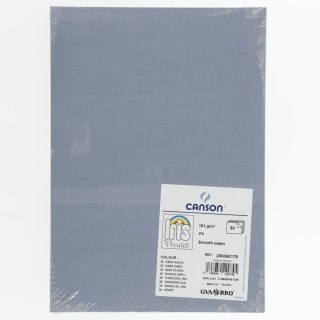 Brystol A4 szary 185g 50k Canson (200040178)