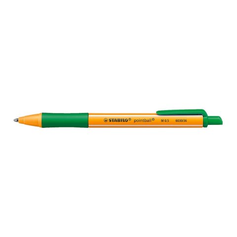 Długopis wkład zielone 0,5mm Stabilo (6030/36)