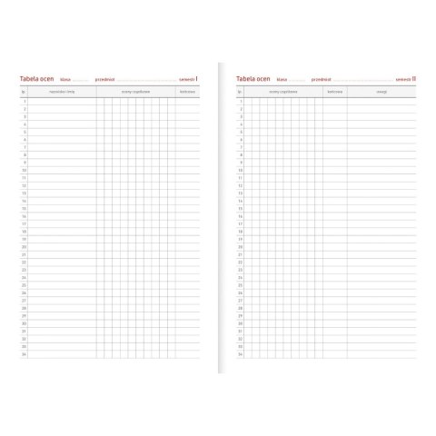 Kalendarz nauczyciela książkowy (terminarz) PCV EKO bezbarwny A5 Wydawnictwo Wokół Nas (A5TN078B)