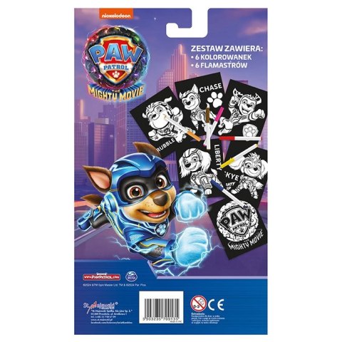 Kolorowanka Psi Patrol z flamastrami Unipap