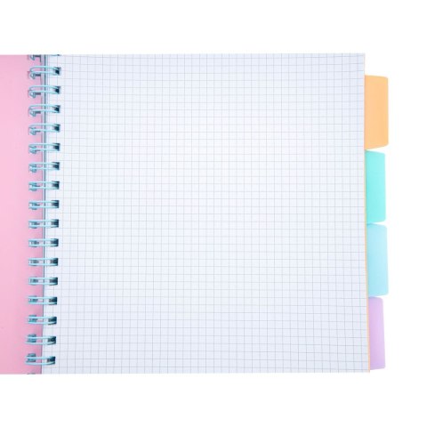 Kołozeszyt (kołonotatnik) B5 pastel ombre 200k. 80g krata Astrapap (107023005)