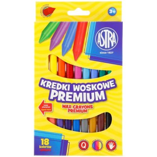Kredki świecowe Vision 18 kol. Astra (316111002)