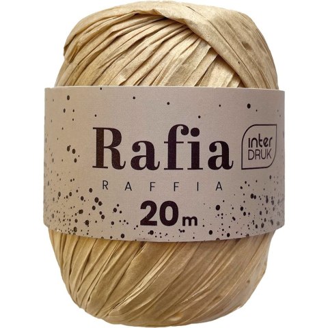 Rafia satin gold na szpulce 5902277345547 mix 20m Interdruk (20 m)