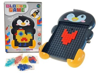 Układanka z klocków, wtykanka, pingwin Adar (625372)