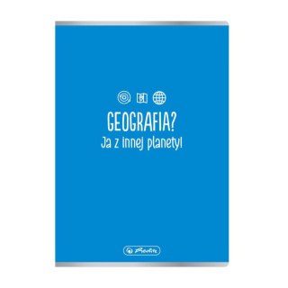 Zeszyt A5 Geografia 9577354 60k. 70g krata Herlitz (400197996)