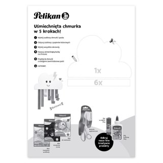 Blok rysunkowy kreatywny premium A4 mix Pelikan (9589011)