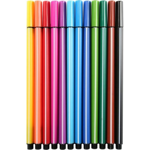 Flamaster trójkątne 12 kol. Fun&Joy (FJ-206-12)