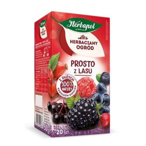 Herbata Herbaciany Ogród owocowo-ziołowa prosto z lasu 20 saszetek Herbapol