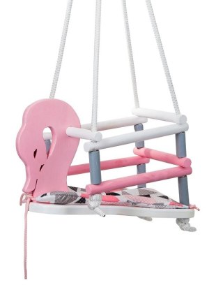 Huśtawka drewniana kolor łabędź Bączek (HSŁK4235)