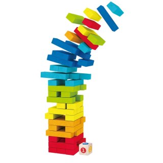 Klocki drewniane kolorowa wieża Anek (AC7633 AN01)