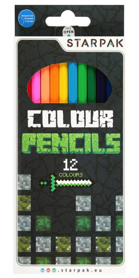 Kredki ołówkowe Pixel 12 kol. Starpak (484791)