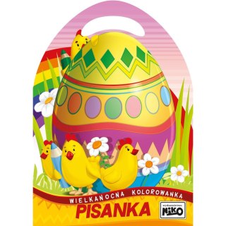Książeczka edukacyjna Wielkanocna kolorowanka. Pisanka Niko