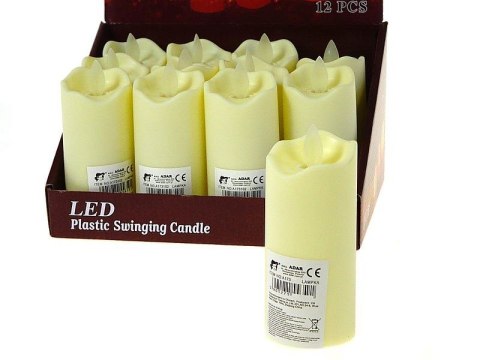 Lampki świąteczne świeca LED 17cm Adar (590892)