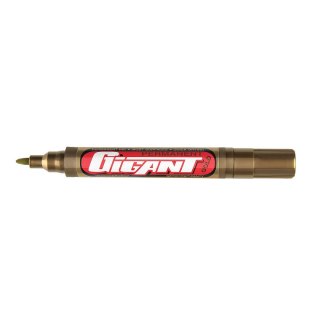 Marker permanentny Gigant wodoodporny wkład złoty 1,5-3,00mm okrągła końcówka Kamet (K-8877)