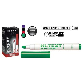 Marker suchościeralny wkład zielony 0,6mm okrągła końcówka Fibracolor