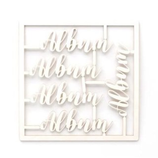 Ozdoba papierowa tekturki dekoracyjne napisy album Galeria Papieru (253068)