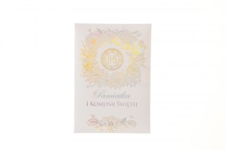 Pamiątka z komunii świętej Komunia Tłoczona holograf Merigraf (9788365430359)