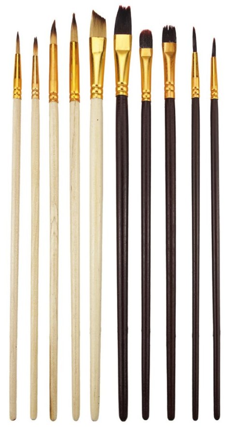 Pędzel drewniany uchwyt Flamingo (SR-B46)