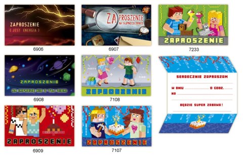 Zaproszenie Duże młodzieżowe Merigraf (5902221801365)