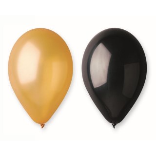 Balon gumowy Beauty&Charm 3 złote, 2 czarne 5szt. mix 300mm 12cal Godan (CB-3Z2C)