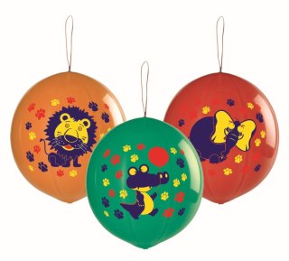 Balon gumowy PREMIUM ZWIERZĘTA 3 szt mix Godan (GB/PG21)