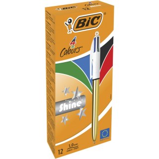 Długopis olejowy SHINE wkład mix 1,0mm Bic (964774)