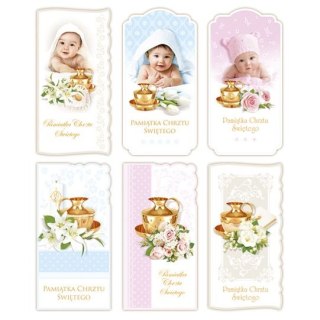 Kartka składana DL chrzest Merigraf (5902221802850)