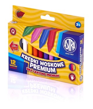 Kredki świecowe Vision 12 kol. Astra (316111001)