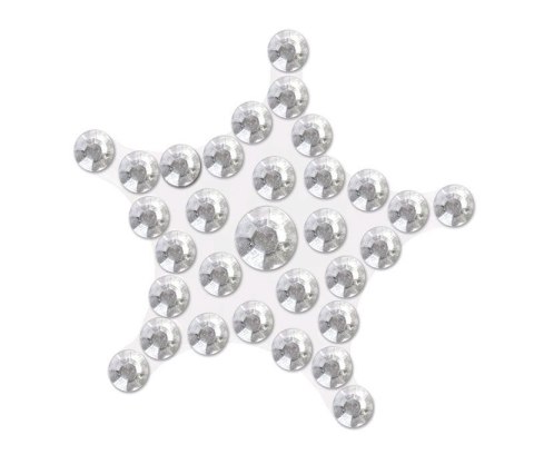 Kryształki Craft-Fun Series gwiazdki srebrne Titanum (24MH03107 (silver color))