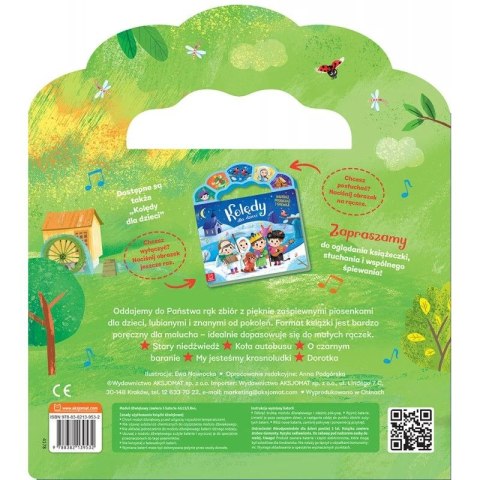 Książka dla dzieci Piosenki dla dzieci. Naciśnij, posłuchaj i śpiewaj! Aksjomat